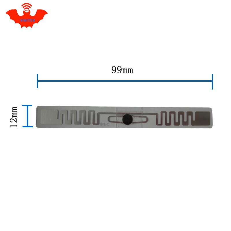 RFID tag UHF sticker automobile headlight EPC 6C 915mhz868mhz860-960MHZ M4QT waterproof adhensive passive RFID Windshield label