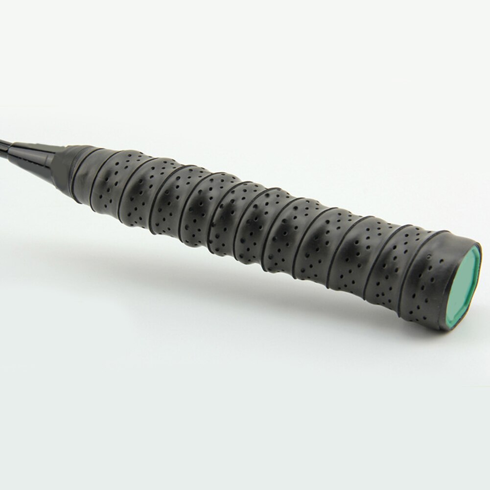 EVERFLY Overgrips Padel, glad, geperforeerd, 4 stuks, wit, antislip, voor tennis, badminton, squash – absorberende wrap – gripbanden voor rackets ( geperforeerd