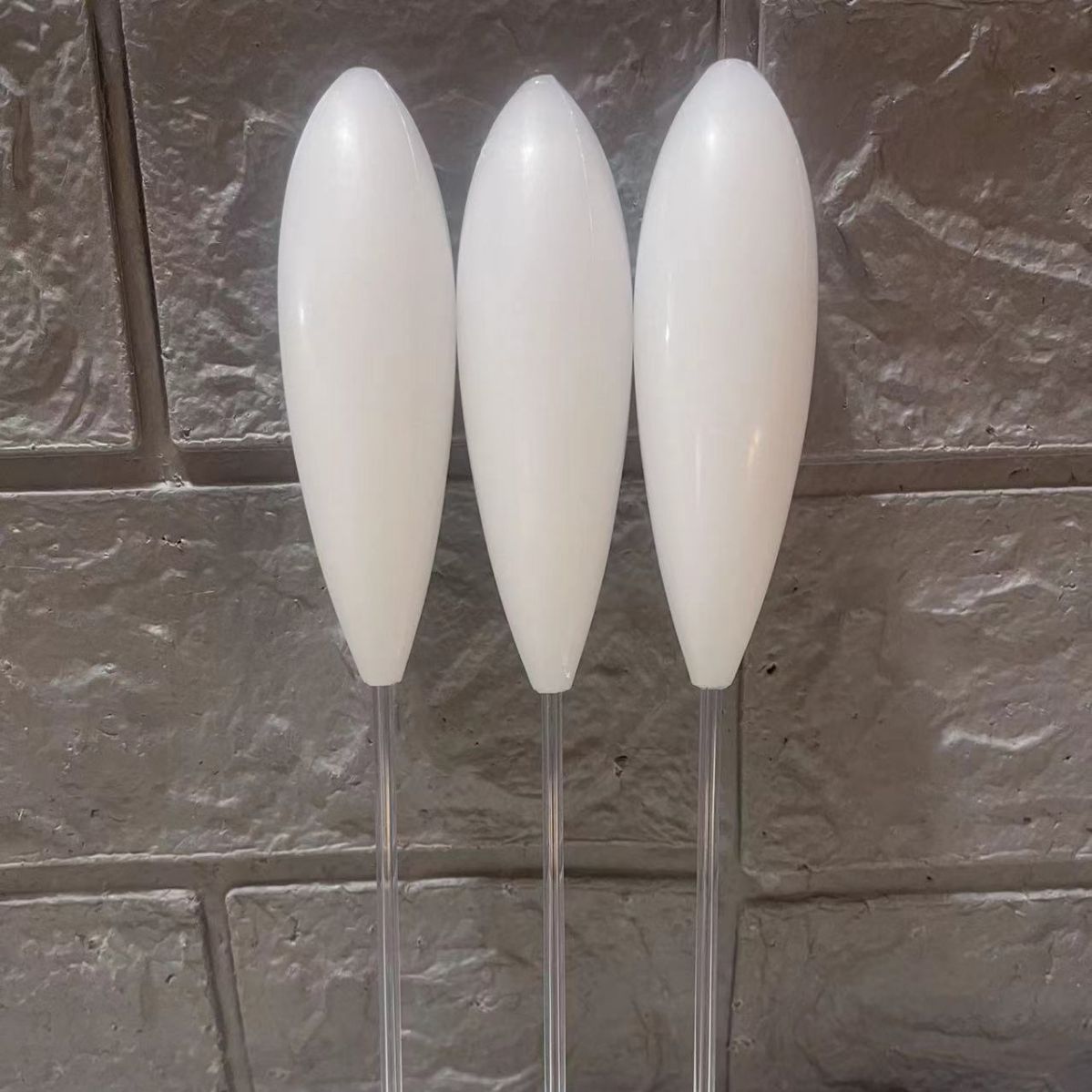 5pcs 10-50g Floating Type Acrylic Fishing Float milky Casting Bobber Bombarda Lure Accessories Floating Water Pitcher
