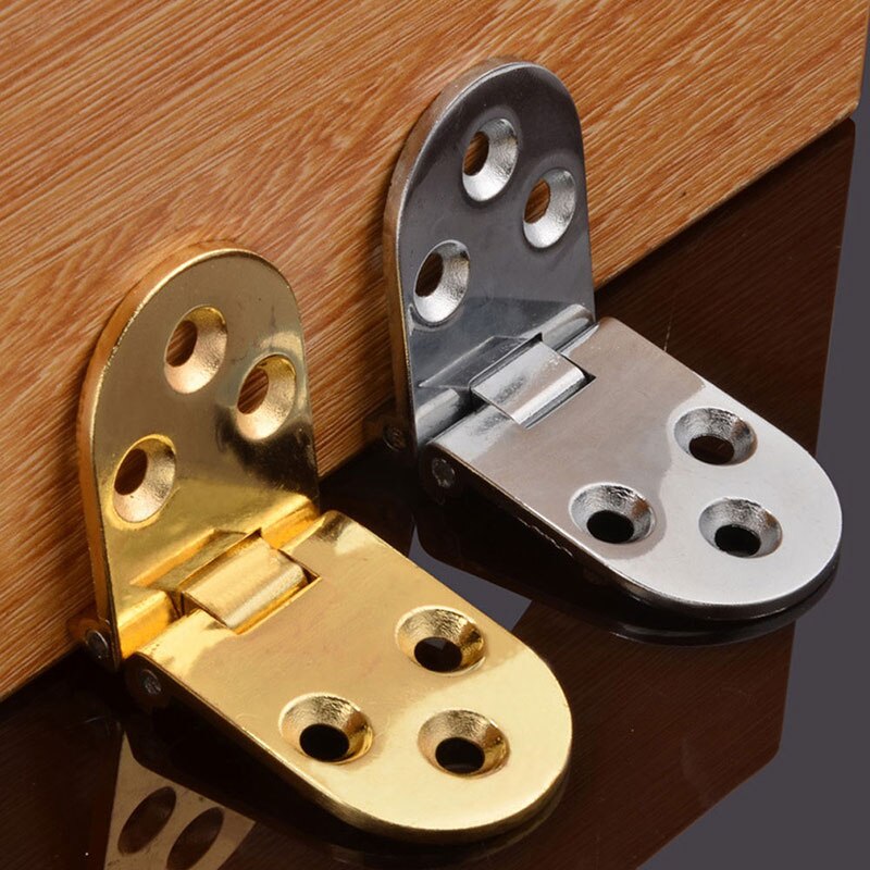 Flap Hinge Scharnier Bisagras Plegable Self Hinges for Furniture Folding Tables Cabinets Doors Matt Brass Hinge Flush Mounted