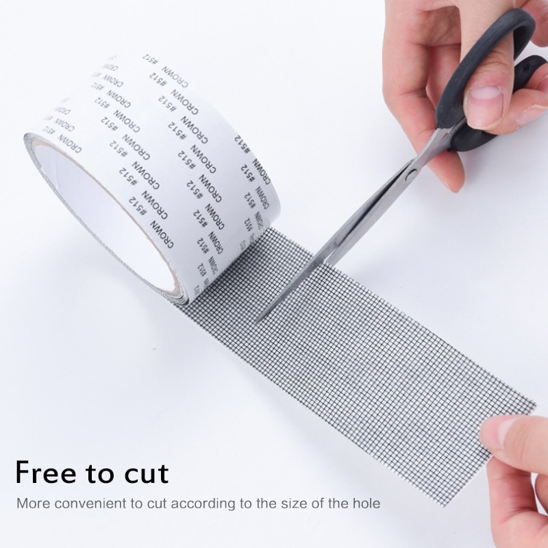Window Net Anti-mosquito Mesh Sticky Wires Patch Repair Tape Durable Ultra Strong Adhesive Repair Tape Doors Window Screens