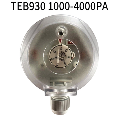 TEB 930 Luchtverschildrukschakelaar Aanpassingsbereik 20-200PA / 30-300PA / 50-500PA /200-1000PA / 500-2500PA: green