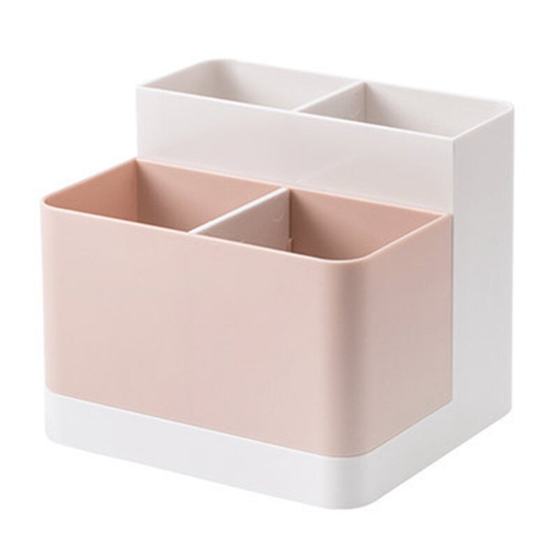 Multi-function Desk Organizer Storage Holder Office School Storage Case Plastic Pen Box Desk Pencil Organizer Student Supplies