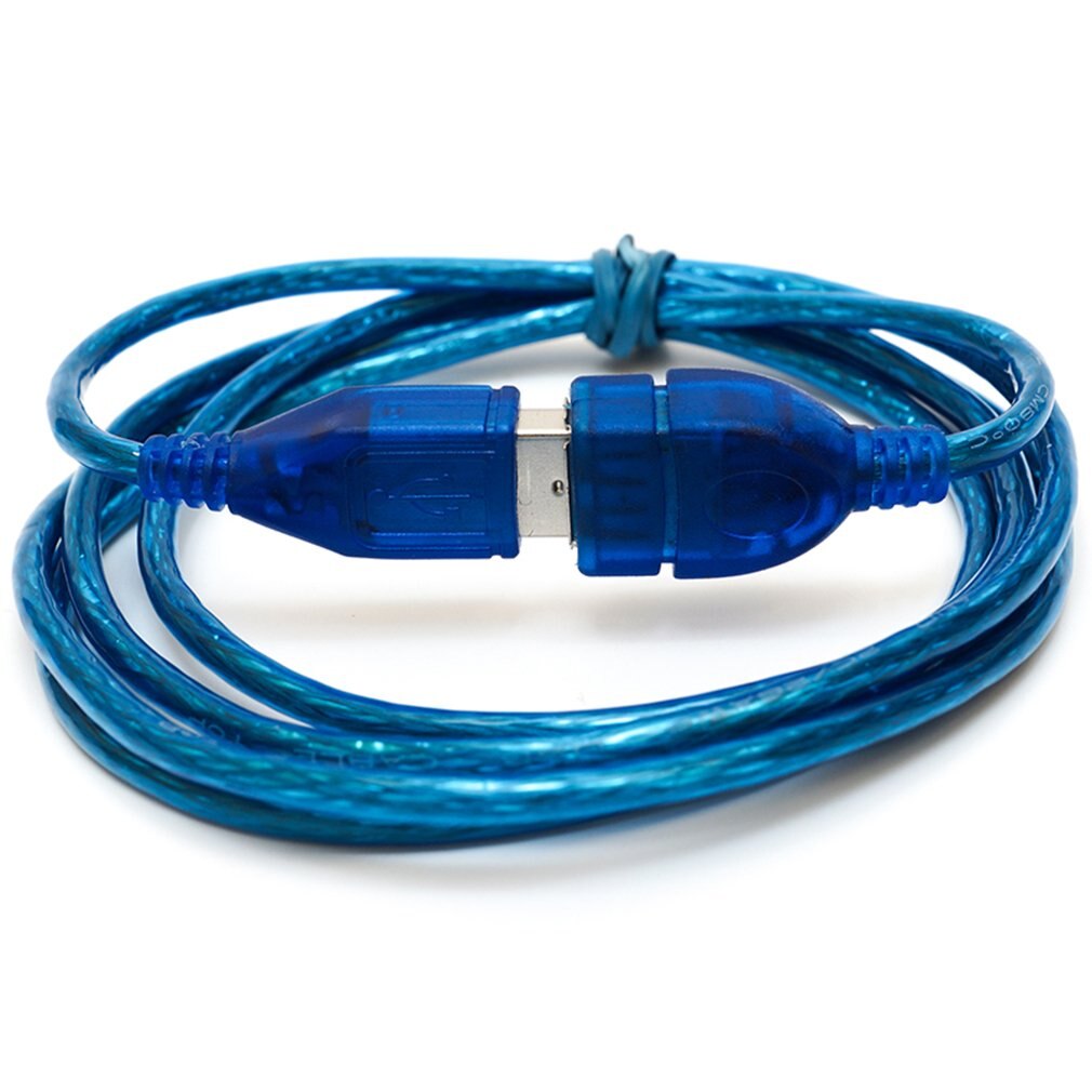 1/1.5/2/3-M Anti-Interference Extension Cable USB 2.0 Female Extension High Speed Data Sync Cord Blue Standard