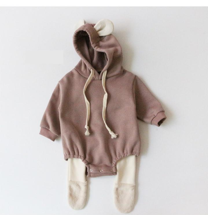 Baby Kleding Lange Mouw Baby Bodysuit Herten Stijl Baby Jongens Jumpsuits Peuter Jongen Kleding