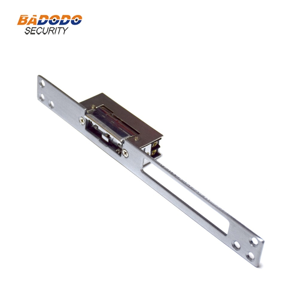Lange panel Elektrische Strike lock fail secure power op unlock voor Houten metalen PVC deur thuis toegangscontrole