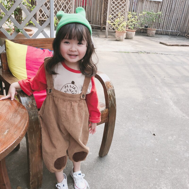 Herfst Corduroy Jumpsuit voor Peuter Jongens Kids Losse Baby Meisje Overalls Mode Jarretel Broek Kinderen Broek