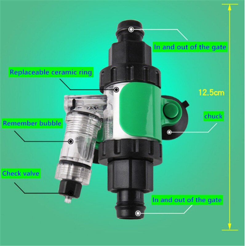 Carbon Dioxide Dissolver CO2 Diffusion Barrel Aquaria Tank External Refiner Cylinder External Equipment Three In One