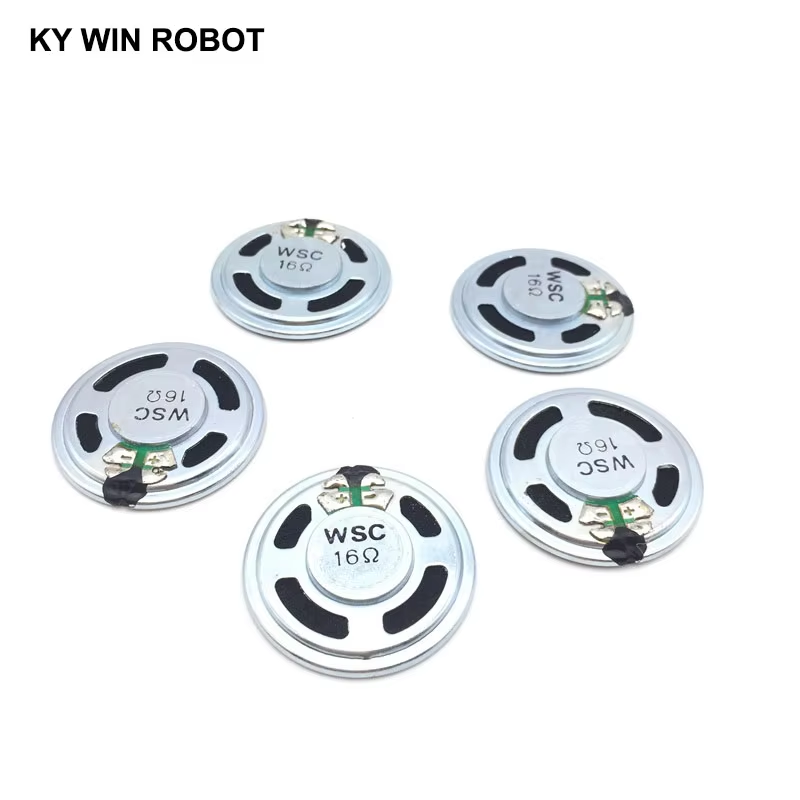 2 stuks/lot ultradunne mini-luidspreker 16 ohm 1 watt 1w 16r luidsprekerdiameter 36mm 3.6cm dikte 5mm