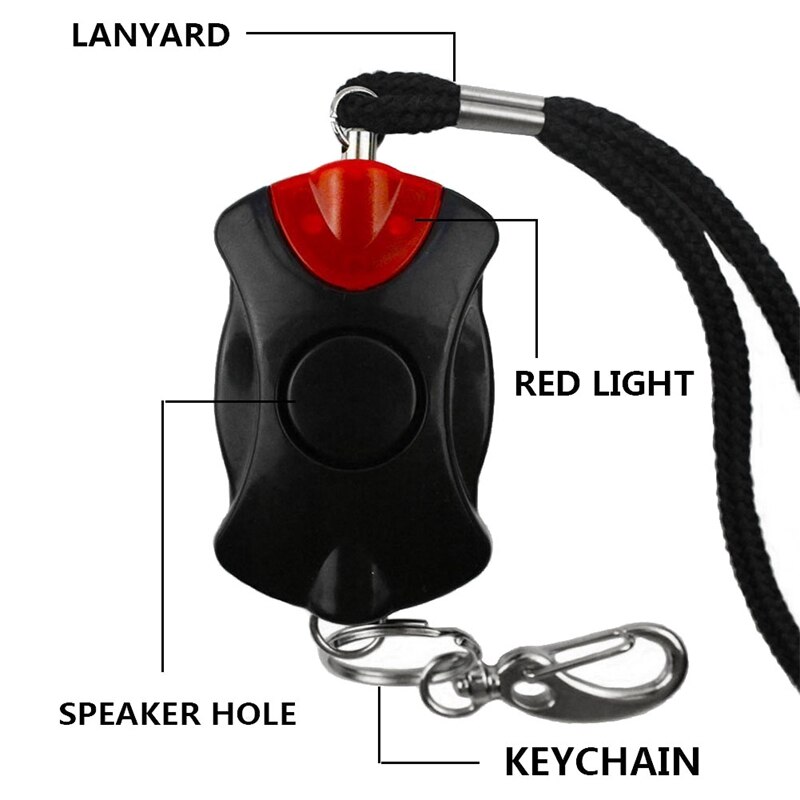 125Db Protect Alert Personal Defense Siren Anti-Attack Security for Children Girl Older Women Carrying Loud Panic Alarm