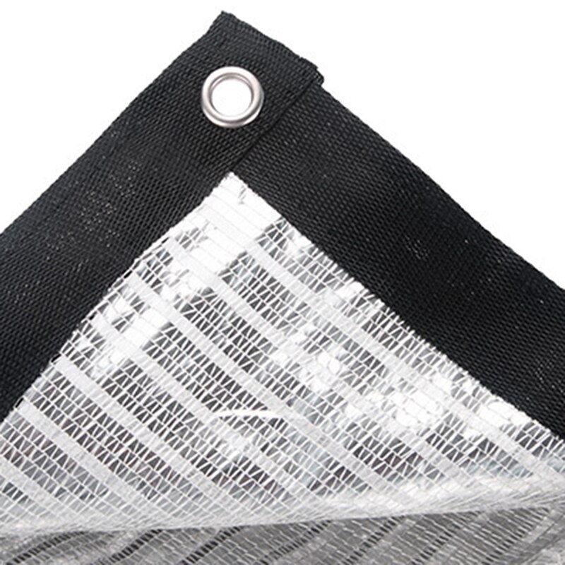 Reflective Aluminum Foil Shading Net Outdoor Garden Sunsn Shade Cloth Net Plant Greenhouse Cover 1X2M
