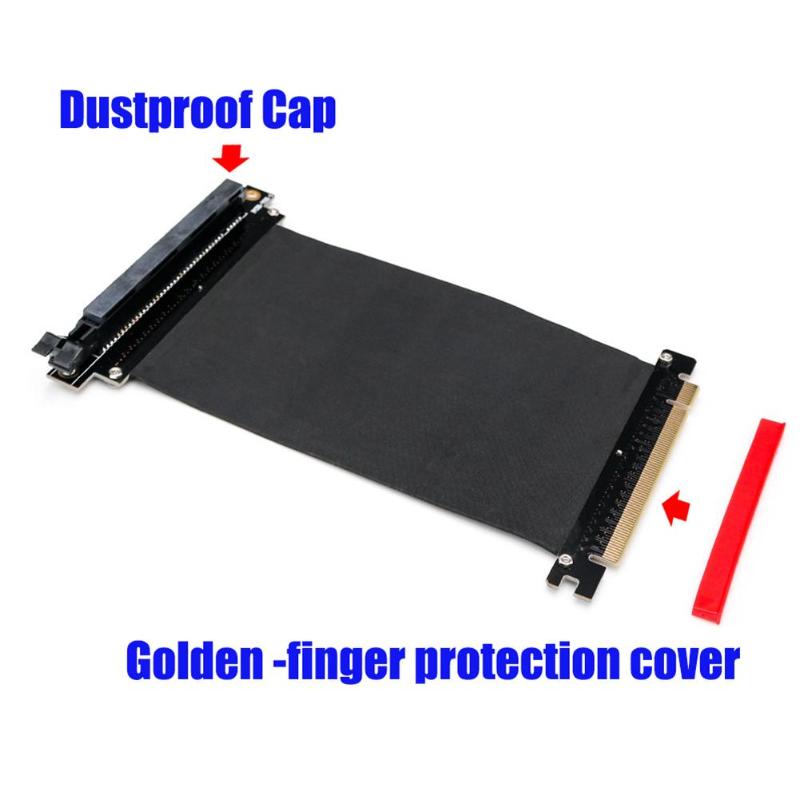 Komputer pci-wyrazić PCI-E3.0 16X adapter pion karty 16 Szpilka elastyczne rozszerzenie kabel portu karta graficzna połączenia narzędzie