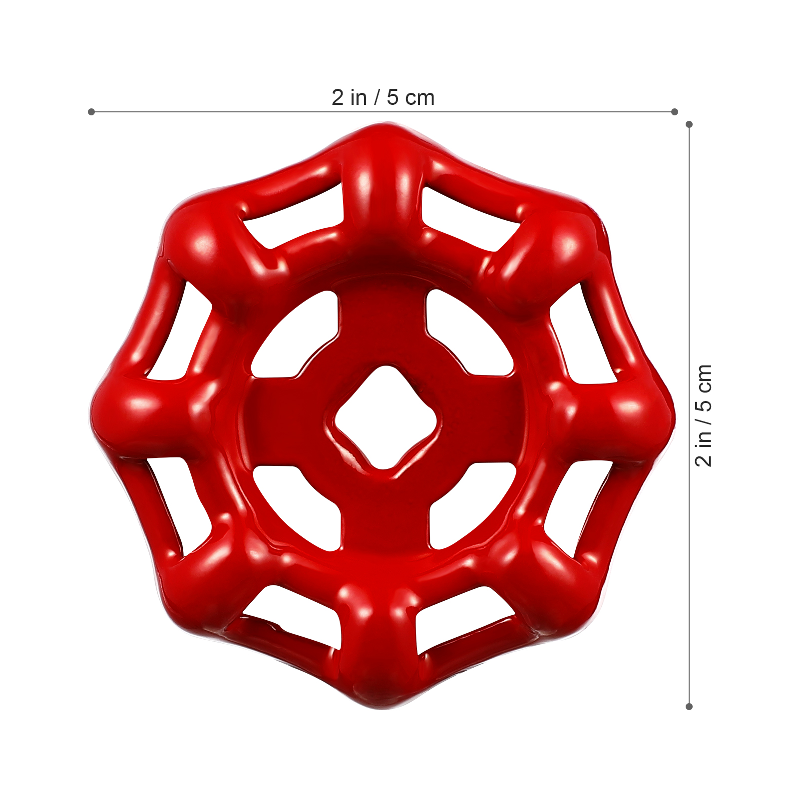 Kran slangfäste metallspjäll handratt runt handtag utomhusvattenkran handtag