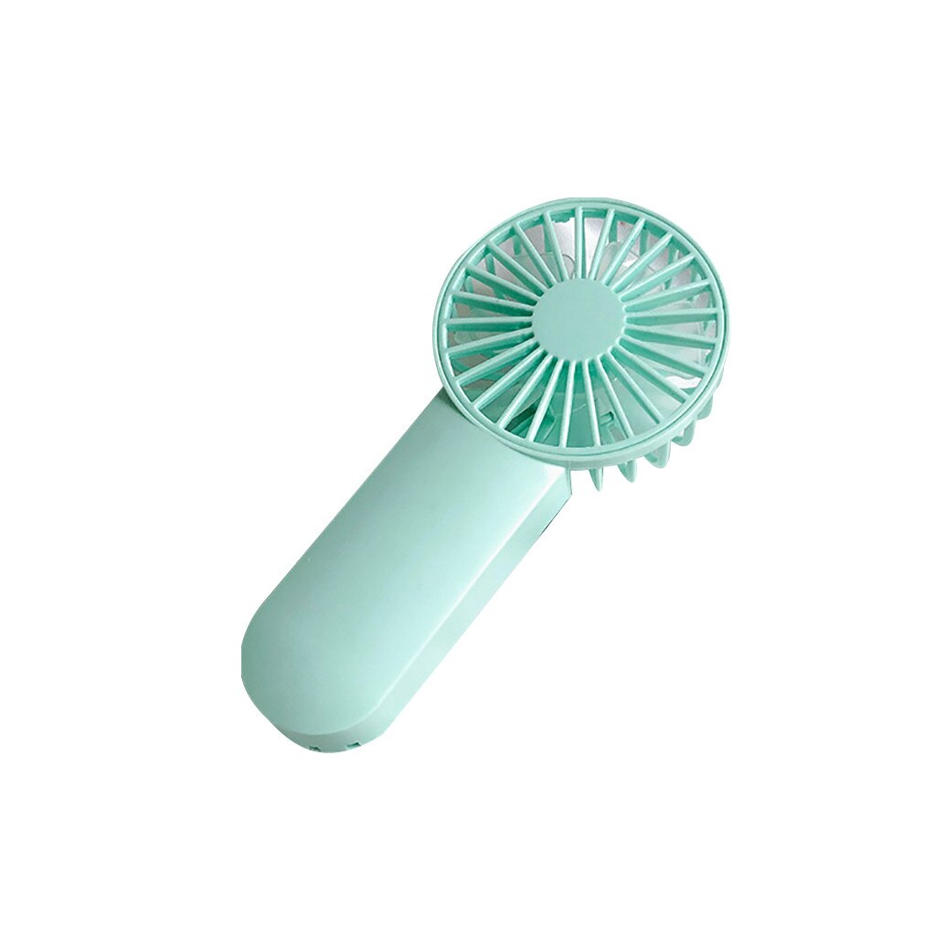 ipega portable fan usb rechargeable usb cooling fan Hanging Fan table fans Pocket fan mini handy fan Electric fast: Blue