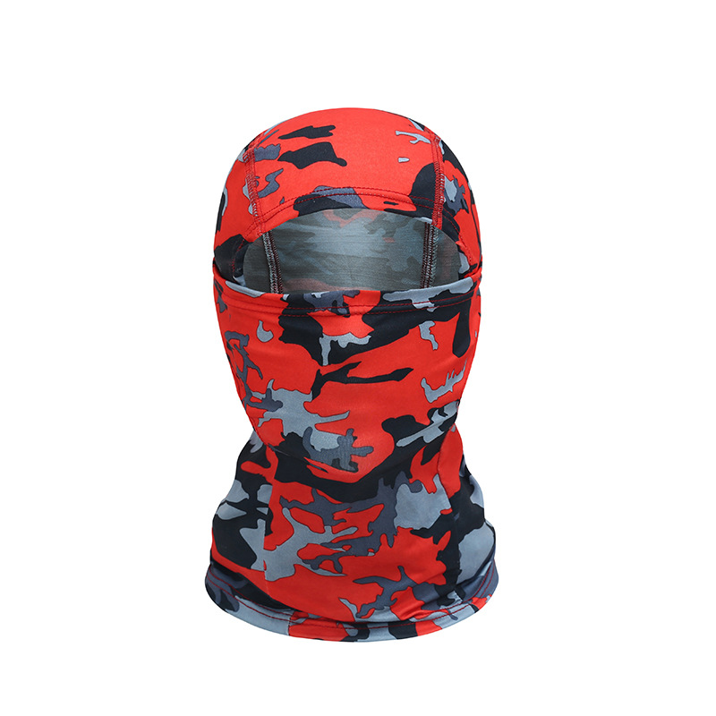 Pasamontañas de camuflaje máscara facial completa esquí bicicleta ciclismo caza cubierta para la cabeza bufanda Blaclava gorra Bandanas hombres: Champán