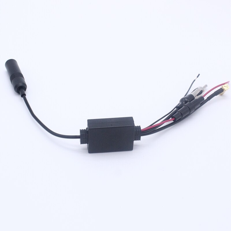 Dab+ auto splitter adapter actieve antenne auto radio fm antenne signaalversterker crossover 12v universeel