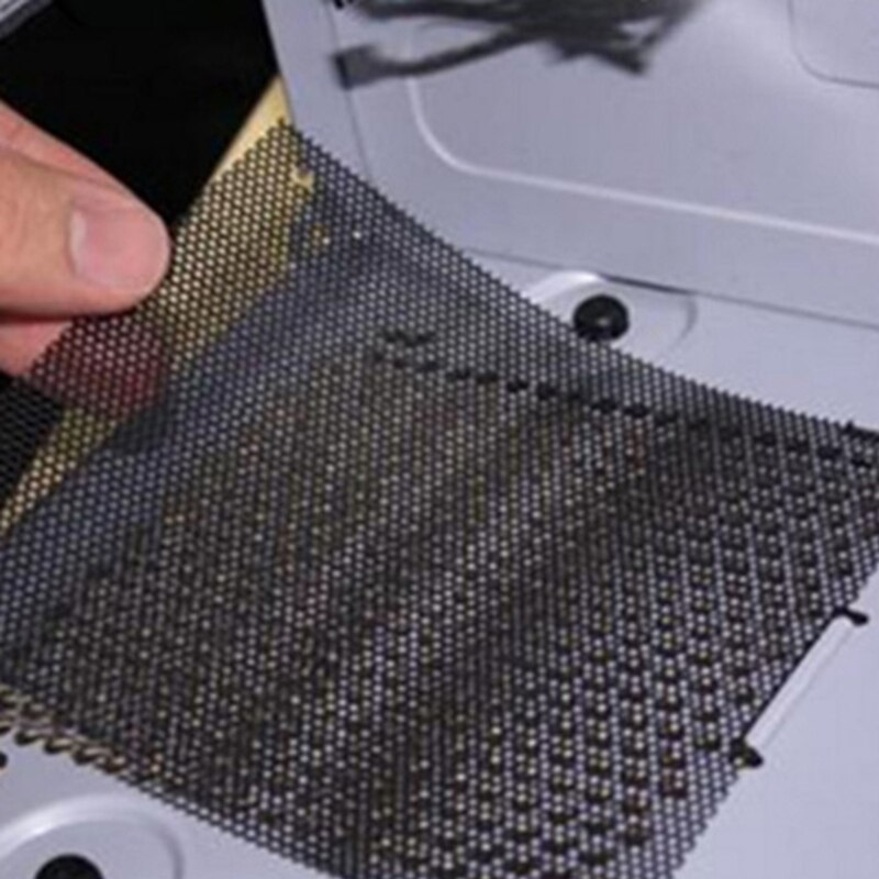 Computer mesh kabinet blæser køler sort støvfilter netværk net taske støvtæt cover simpelt ensfarvet chassis støv cover