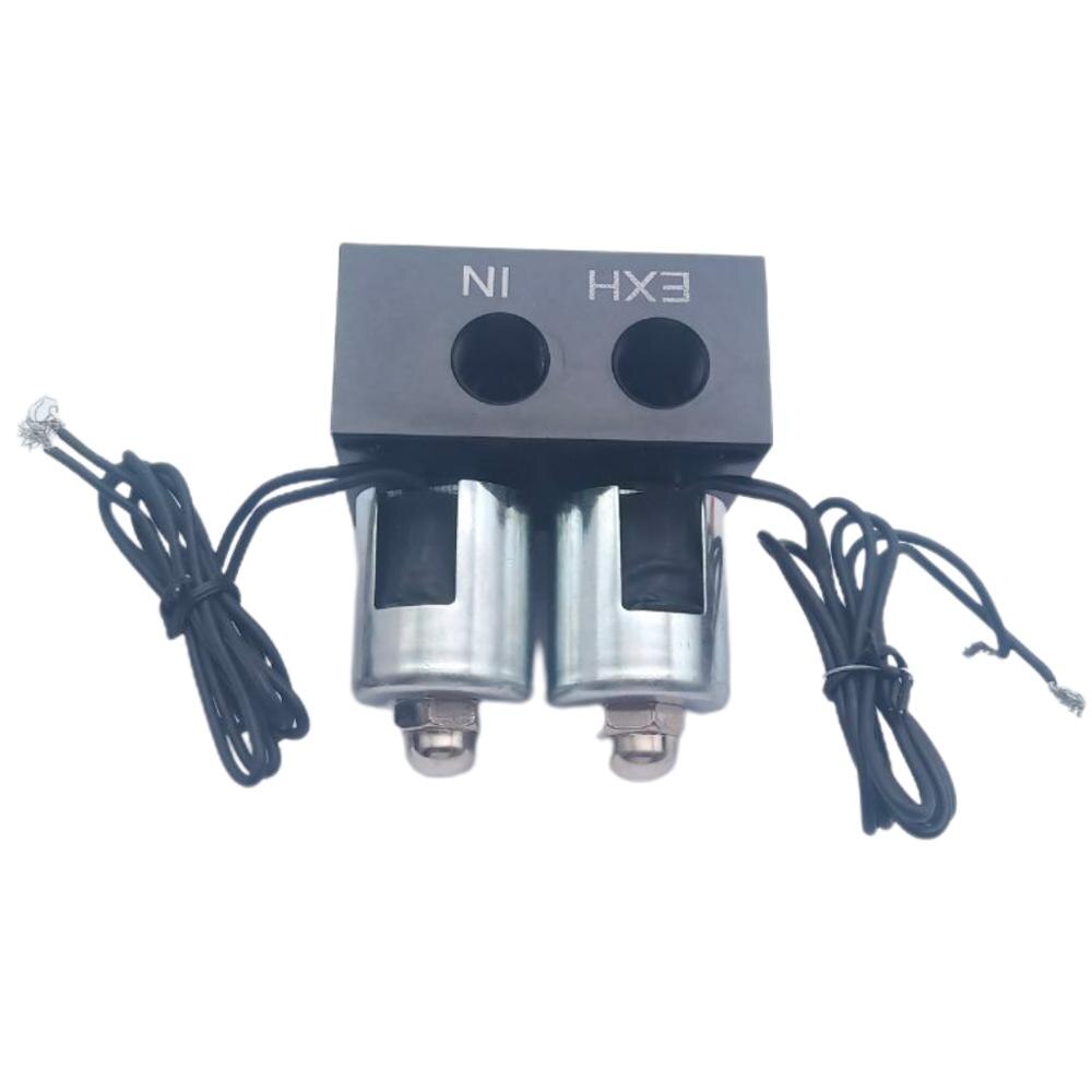 Zawór elektromagnetyczny 12v powietrze jeździć zawieszenie kolektora pneumatyczne amortyzator podwójne