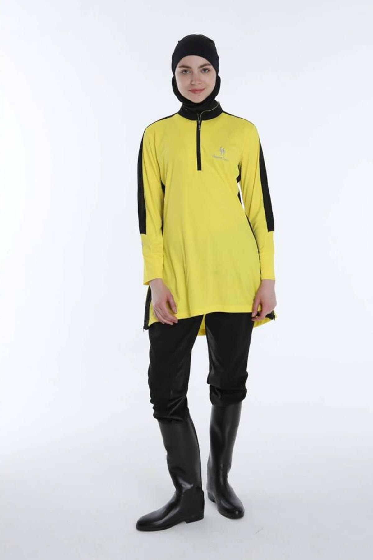 Women's Yellow Full Hijab Rider Team