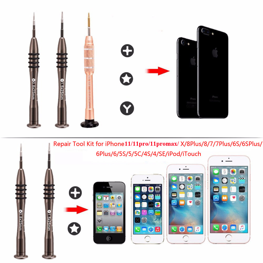Uusin 14 in1 matkapuhelimen korjaustyökalusarja kierrä auki työkalu ruuvimeisselisarja iphonelle 11 xs x 8 8p 7 samsung ipad puhelin työkalusarja