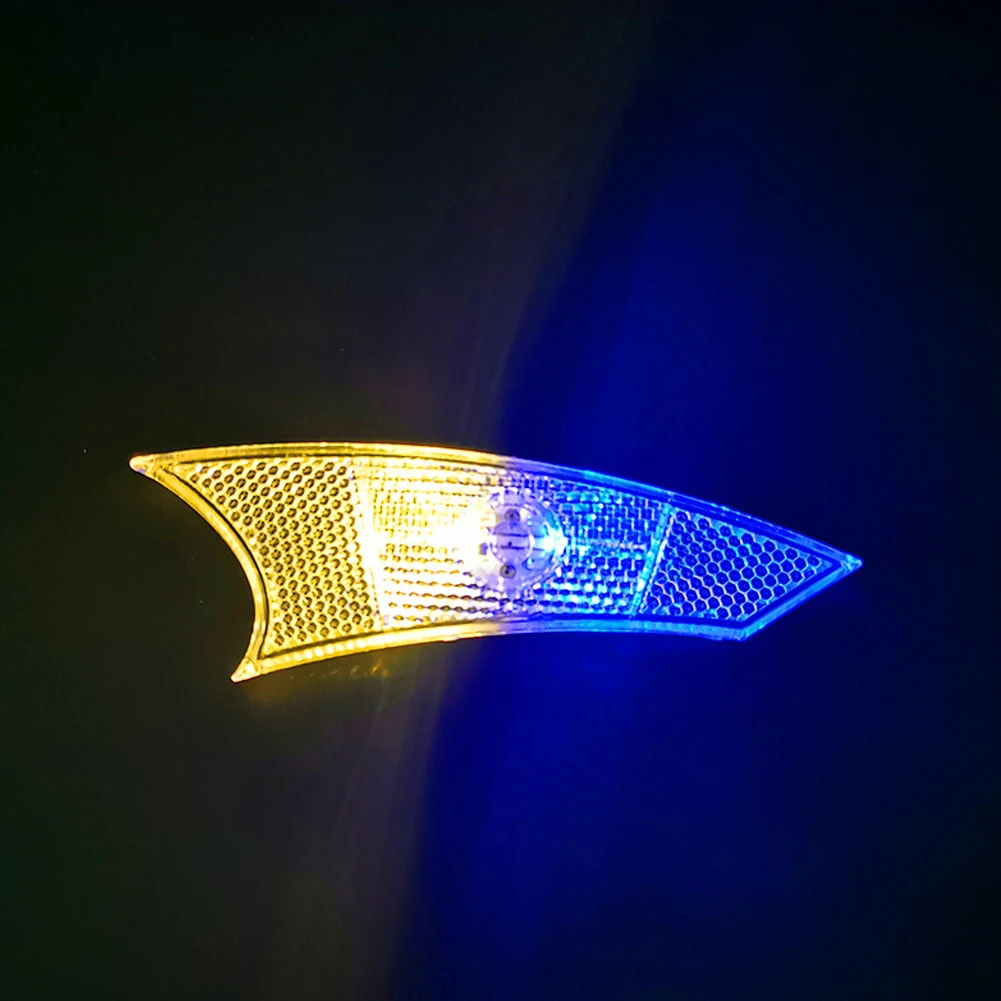 Luces impermeables para rueda de bicicleta, decoración de cuadro de bicicleta de montaña, luces para radios de bicicleta, luces para rueda de bicicleta de conducción nocturna, lámpara de válvula: Rojo