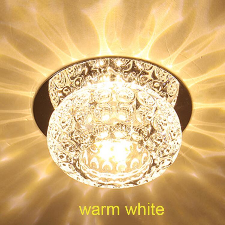 Crystal LED Ceiling Lights Aisle lights corridor Entrance hall lamp Living room lamp lighting LED Ceiling Lights: warm white