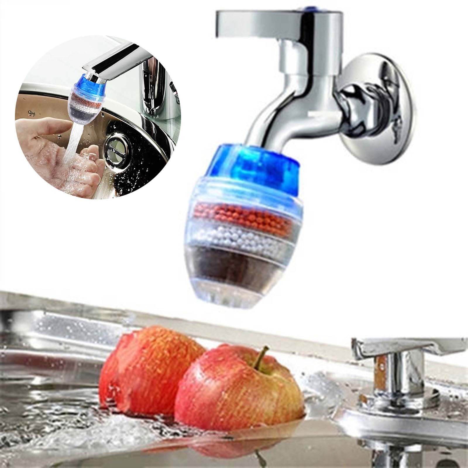 Healthy Faucet Water Purification Filter Five-layer Purifier Filter Head Household Kitchen Home Water Filters#4