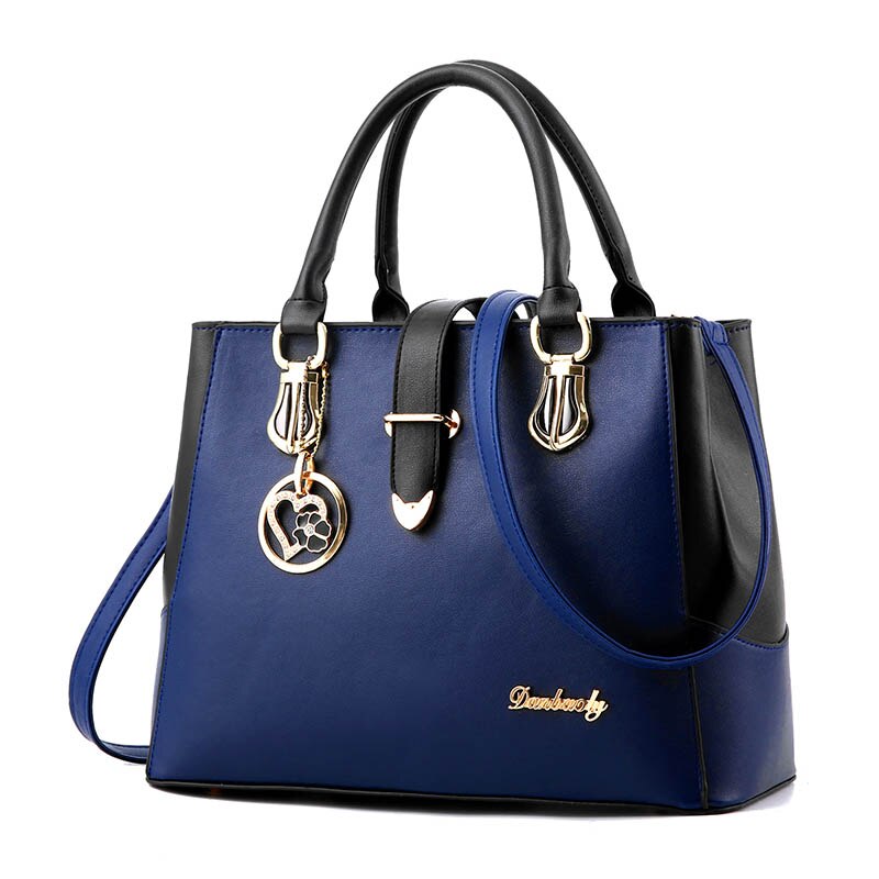 luxury handbags women bags Boho Summer Hand Cluth Vintage Pink Leather Big Evening Crossbody Shoulder Bag: Dark Blue Bag