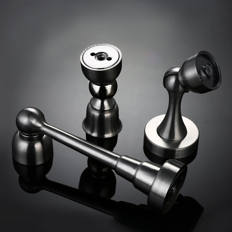 Magnet dörrstoppare zinklegering dörrstopp magnetisk dörrhållare toalettglas förlänga dörrstopp möbler hårdvara hemförbättring