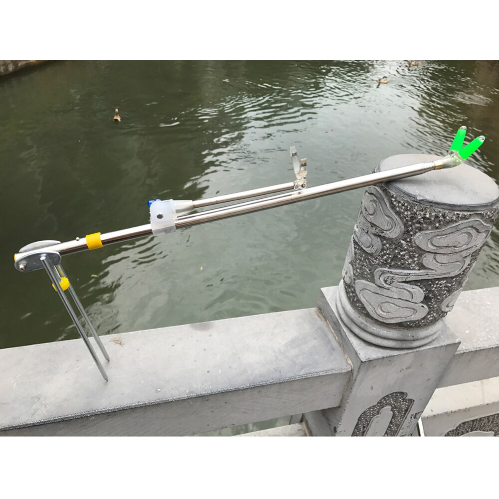 Fishing Rod Holder Angle Adjustable 180 Degrees With Different Inclination Angles Telescopic Fishing Tool Hand Rod Holder