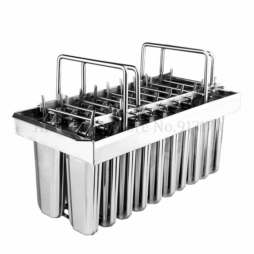 Moldes para Polos de hielo de acero inoxidable, molde para Polos de hielo comercial DIY, 20 piezas /soporte para palos por lotes: P05