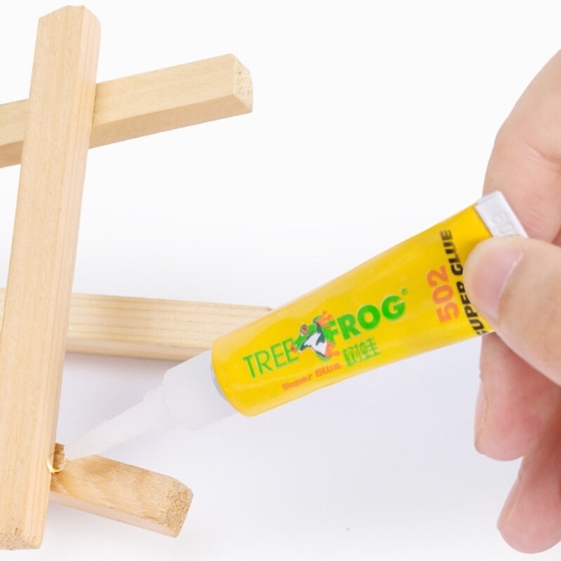 3pcs Liquid Super Glue 502 Instant Strong Bond Leather Cyanoacrylate Adhesive Glue for Wood Rubber Metal Stationery Store