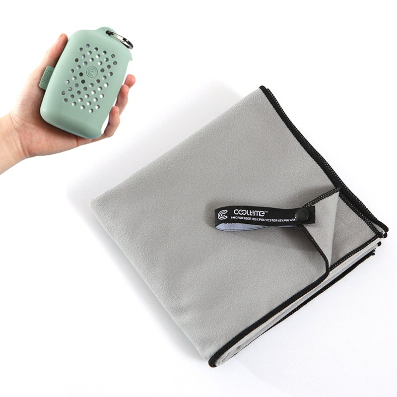 Portable Quick Dry Travel Towel Silicone Bag Absorbent Mini Compression Towel Outdoor Running Yoga Fitness Sport Cool Towel