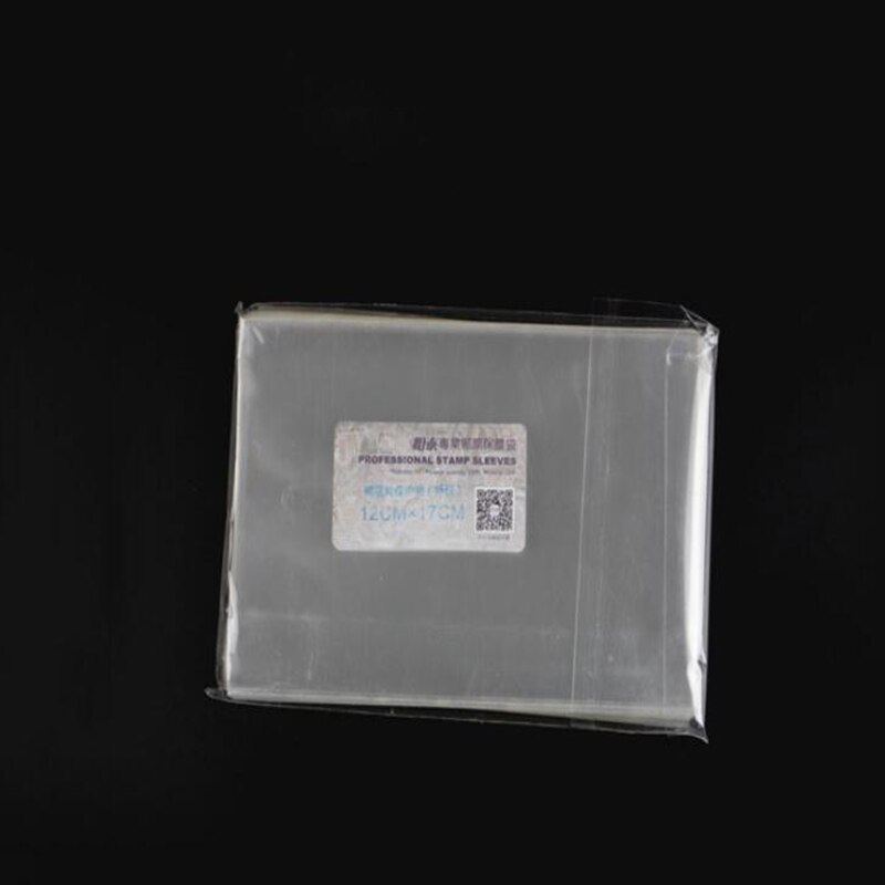 12.0cmx17cm 100 Postcard Protect Mail Pouch Stamp Protect Mail Pouch Opp Plastic Bag YP-0040: Default Title