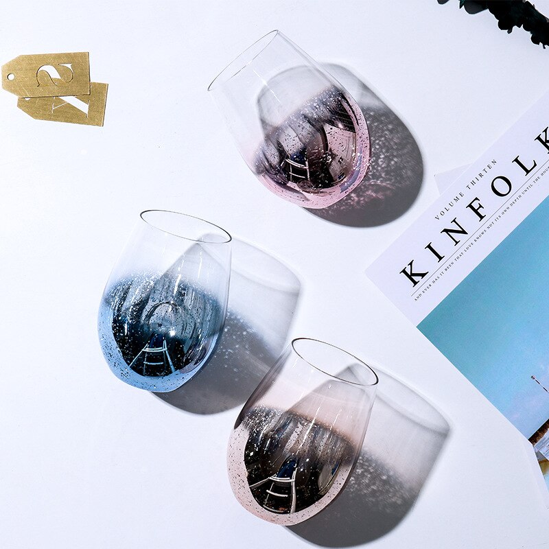 600ML Ins Nordic sky glass Glass Cups Heat-resistant Star Sky Cup Glassware Drinking Glasses for Water Juice Beer Wine Bar