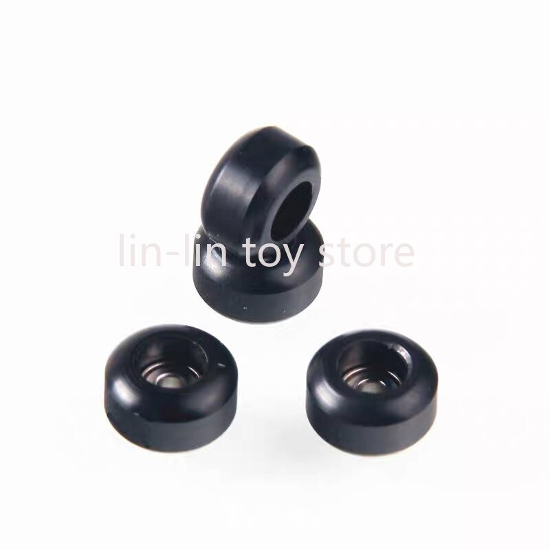 Neuheiten 4 Teile/satz Professionelle PU + Metall Urethan CNC Lagerbier Rad Für Holz Griffbrett Räder: Schwarz