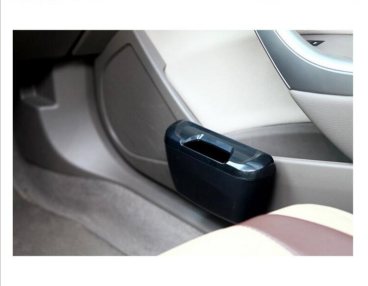 Car Styling Opening Car Waste Bin Vehicle Rubbish Dustbin Garbage Bin Trash Can Dust Bin Multifunctional Scraps Paper Organiser