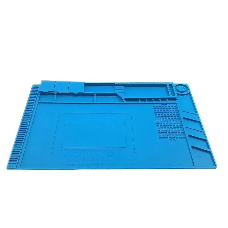 Soldering Mat ESD Antistatic Heat Resistant Insulation Work Mat Soldering Station Kit Silicone Repair Pad Maintenance Platform