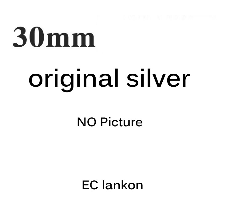 2 stuks Universele 30mm matte Geborsteld Metalen Plaat schijf ijzeren plaat voor Magneet Mobiele Telefoon Houder Voor Magnetische Auto telefoon standhouder: 30silver-clear