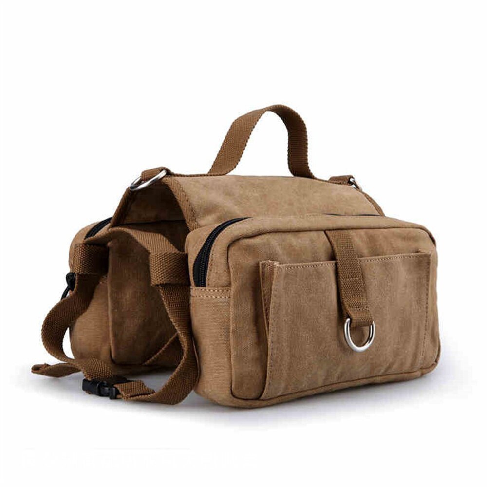 Dog Pack Hound Travel Camping Hiking Backpack Saddle Bag Rucksack for Medium and Large Dog (Khaki)