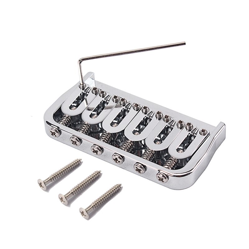 6-String Electric Guitar Saddle Bridge / Metal Fixed Bridge