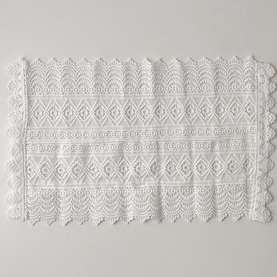 white lace placemat photo background cloth: diamond