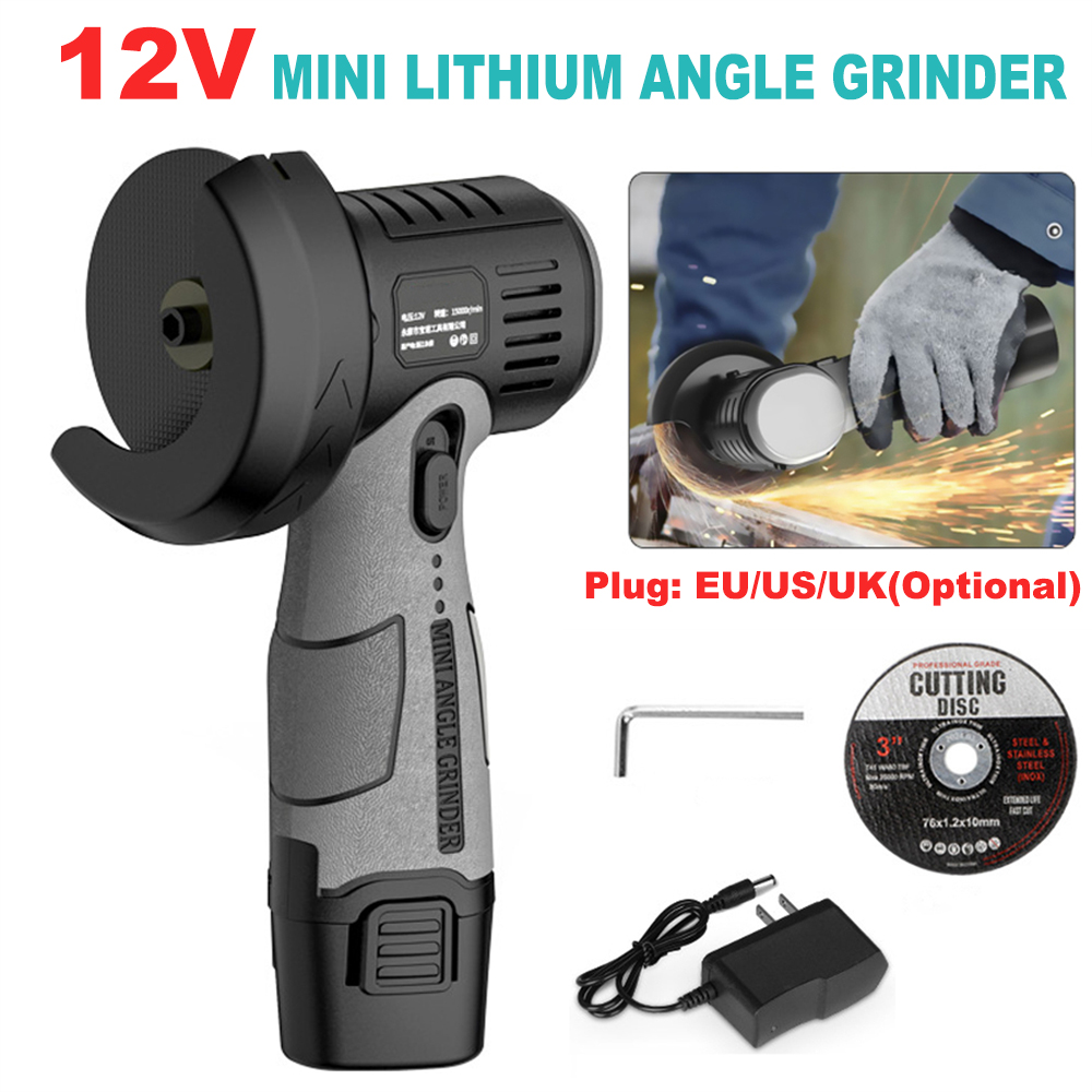 Minivinkelslip mini uppladdningsbar skärmaskin för hushåll polermaskin elektrisk handslip polering