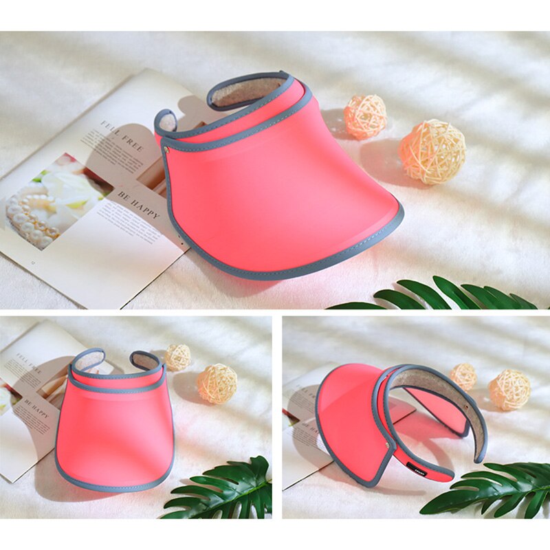 Sun Visor Hats Women Large Brim Summer UV Protecting Beach Outdoor Cap ALS88