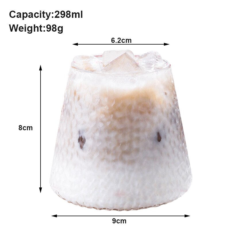 Nordic Glass Cup Cold Drink Coke Cup Coke Can Milk Juice Cup Transparent Drinking Minimalist Glass Cup Mugs Coffee Cups: C S