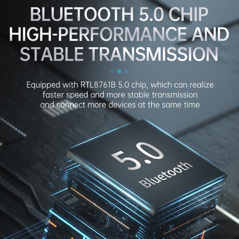 Bluetooth-compatible 5.0 Adapter USB Dongle Transmitter Receiver for PC Laptop Desktop Keyboard Mouse Headset Speaker