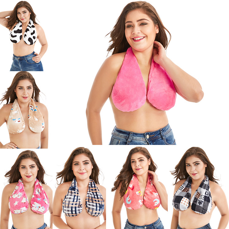 Sujetador de toalla de baño para lactancia materna, Bralette de pecho grande, Top Bandeau