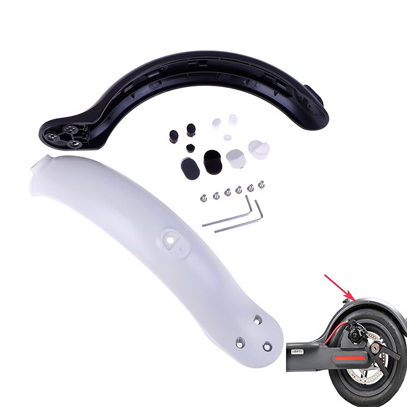 Rear Mudguard Electric Scooters Fender Guard Skateboard Fender Pro Parts Accessory For M365 Scooter White/Black