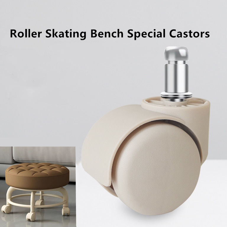 1/2/4/8 Stuks Caster Universele Wielen Kleine Krukken Rollers Draaistoelen Accessoires Mixc Stille Roterende Lage Bank Beer 100Kg