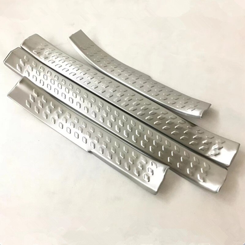 For Toyota CHR C-HR Stainless Steel Car Door Sill Protetive Guard Cover Inner-Built Door Sill Scuff Plate Cover CHR